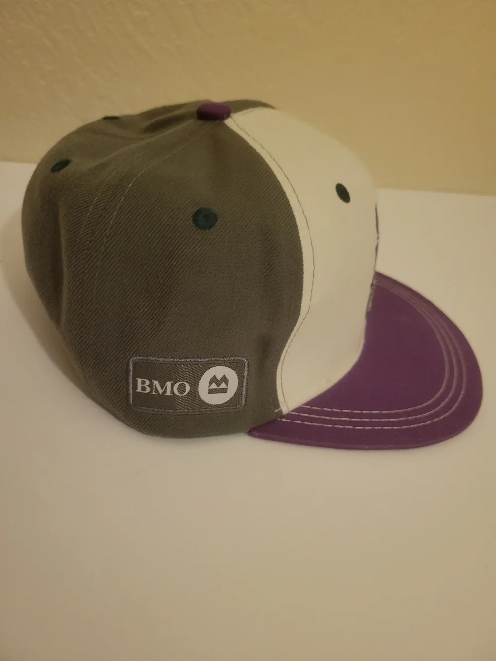 Milwaukee Bucks Purple and White Snapback Hat Adjustable